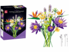 LeanToys Stavební kostky Kytice tropických květin 890 dílků.