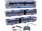 LeanToys RC kloubový policejní autobus se světly šedý 1:3...