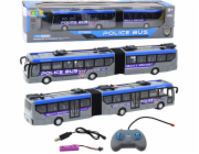 LeanToys RC kloubový policejní autobus se světly šedý 1:32 LEAN Toys