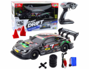 LeanToys RC Drift Car Závodní auto Černé karbonové 30km/h 1:16 LEAN Toys