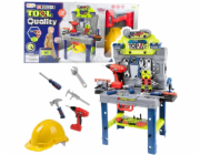 LeanToys Sada nářadí 2v1 pro malé kutily, 133 ks, šroubovák