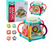 LeanToys Multifunkční vzdělávací třídič kostek 7 v 1 se světly a zvuky LEAN Toys