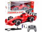 LeanToys RC sportovní auto s kouřovým efektem 2.4G červen...