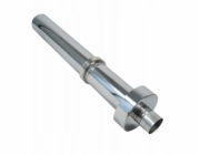 Poujoulat 80/125 vertikální konec (nv) - nerezová ocel