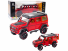 LeanToys Terénní auto, kovové, s natahovacím pohonem, ote...