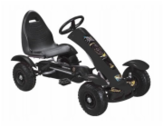 Super-Toys F618 Černá šlapací motokára