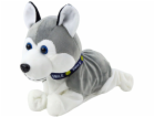 LeanToys Interaktivní plyšový pes Husky na baterie