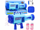 LeanToys Velká elektrická bublinková pistole modrá