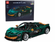 LeanToys Stavební bloky Sportovní auto zelené 1:8 P1 3268el LEAN Toys