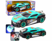 LeanToys Zvuky světel zadního kola závodního auta Rocket Race