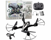 LeanToys LEAN Toys Y30 Dron s dálkovým ovládáním, LED světla, gyroskop, 360° rotace