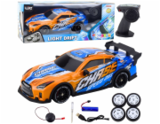 LeanToys DÁLKOVĚ OVLÁDANÉ AUTO DRIFT RC SVÍTÍCÍ KAROSERIE VÝMĚNNÁ KOLA DÁLKOVÉ OVLÁDÁNÍ 2,4 BATERIE