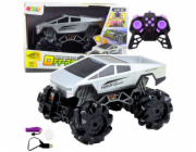 LeanToys RC Terénní pick-up s dálkově ovládanými světly a kouřovým efektem 1:16 LEAN Toys