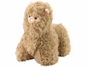 LeanToys Plyšová hračka, mazlivá hračka, lama, béžová, 40 x 40 cm, LEAN Toys