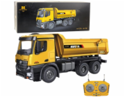 HUINA RC sklápěč se světly a zvuky žlutý 1:14