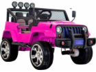 Lean Sport Car na baterie S2388 Jeep růžová 4x45W