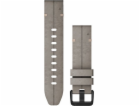 Garmin Poutko na zápěstí QuickFit 20 Suede (hliněná/černá...