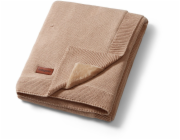 PurePower Bavlněná deka BABY ONO 1671/03 s podšívkou, tmavě béžová