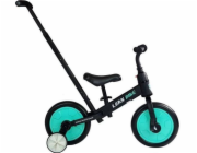 Lean Sport Odrážedlo 3 v 1 s pedálovou tříkolkou, černé a mátově modré