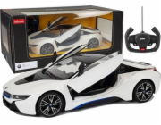 Rastar Auto R/C BMW i8 Rastar 1:14 bílé automatické dveře