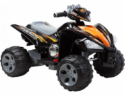 Lean Cars Bateriová čtyřkolka s velkými koly, černá