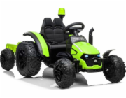 Lean Cars HZB-200 Zelený bateriový traktor s přívěsem