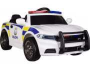 Lean Sport Car Bateriový policejní vůz bílý