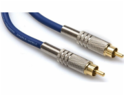 Hosa RCA (Cinch) kabel - RCA (Cinch) 3m tmavě modrá (DRA-503)