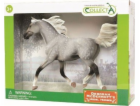 Collecta Deluxe figurka poloarabského hřebce v šedo-černé...