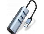 Zenwire USB HUB 1x RJ-45 + 3x USB-A 3.0 (1022000739)