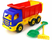 Polesie Premium, MAXI sklápěč + velká lopata, velké hrábě v tašce - 9851