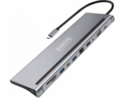 Zenwire Dokovací stanice/replikátor 11 v 1 s USB-C (1026902382)