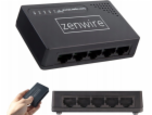 Zenwire 5portový gigabitový ethernetový switch, rozbočova...
