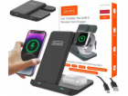 Zenwire Bezdrátová nabíječka 3 v 1 s USB-C pro chytré tel...