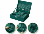 eCarla Láhvově zelená šperkovnice, pouzdro, organizér, PD133