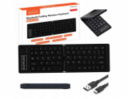 Zenwire Skládací mini bezdrátová Bluetooth klávesnice pro tablet a telefon s USB-C