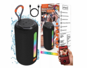Zenwire Přenosný bezdrátový Bluetooth reproduktor s FM rádiem, věží, boomboxem a MP3, 26 W, BS-09