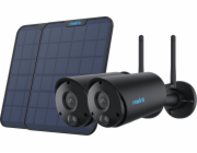 Reolink IP kamera Reolink 2x B320-B Baterie-WiFi + 2x Solární panel černá