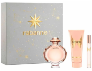 Paco Rabanne Rinkinys Olympea moterims: kvapusis vanduo EDP, 80 ml + kuno losjonas, 100 ml + kvapusis vanduo EDP, 10 ml