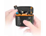 LensGo 2x Mini bezdrátový mikrofon 50m 2v1 USB-C + iPhone Lightning Android Ios / 528c