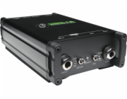 Mackie MDB-1A - Aktivní direct box - Baskytara - Syntezátor - Černý - 20 - 20000 Hz - 330000 Ohm - 24-48