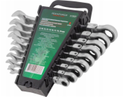 Rockforce Sada ráčnových očkoplochých klíčů s kloubem, 9dílná.