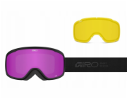 Giro Dámské zimní brýle MOXIE BLACK STACKED (válcové) (zorníky AMBER PINK 19-42% S2 + YELLOW 80-99% S0)