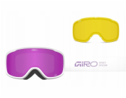 Giro Dámské zimní brýle MOXIE MAUVE STACKED (válcové) (zorníky AMBER PINK 19-42% S2 + YELLOW 80-99% S0) (2025/2026)