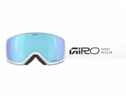 Giro Zimní brýle RINGO WHITE STACKED (OTG) (torické) (VIVID-Carl Zeiss ROYAL 19-42% S2 barevné zrcadlové čočky)