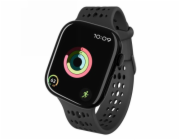 NoName Decoded Silicone Ares O Band - silikonový řemínek pro Apple Watch 40/42 mm (černý)