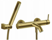 Ferro BCK77BG / CIRICULUS / SPRCHOVÁ BATERIE SE SPRCHOVOU SADOU, KARTÁČOVANÉ ZLATO