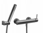 Alkotest Sprchová baterie BCK77GM / FERRO / CIRICULUS / SPRCHOVÁ BATERIE SE SPRCHOVOU SADOU, ČERNÁ