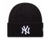 New Era Kšiltovka Wide Cuff Beanie New York Yankees 60691072 černá Jedna velikost