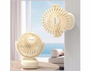 Awei Mini USB stolní ventilátor F45 s klipem 1200mAh bílý